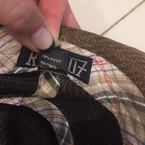 Retro 7 Fedora style hat 100% paper China - Picture 7 of 12